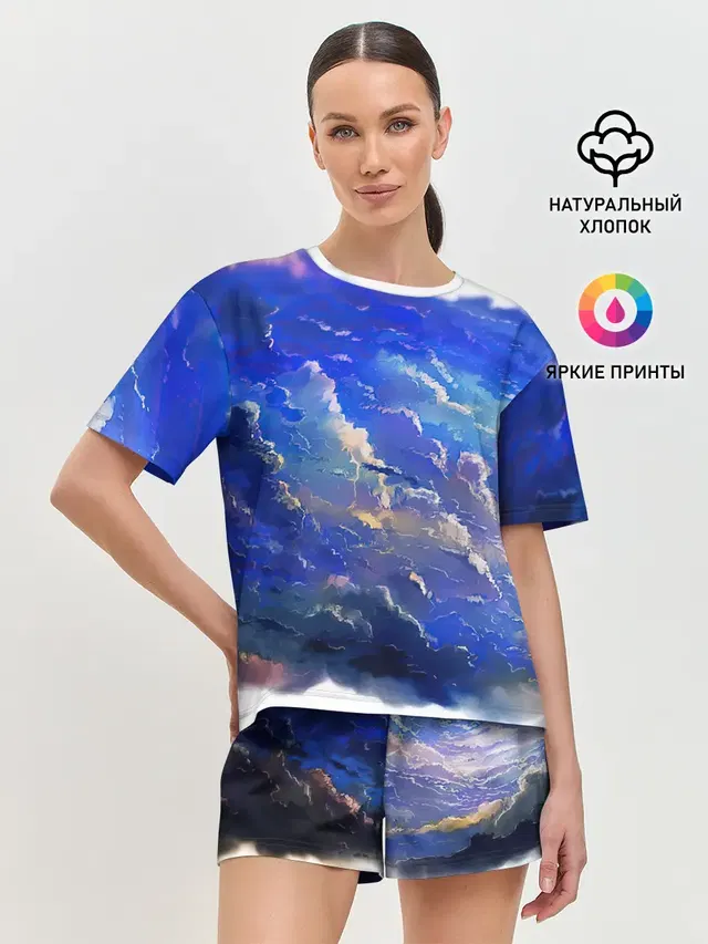 Женская пижама с шортами