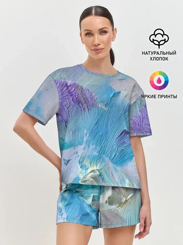 Женская пижама с шортами