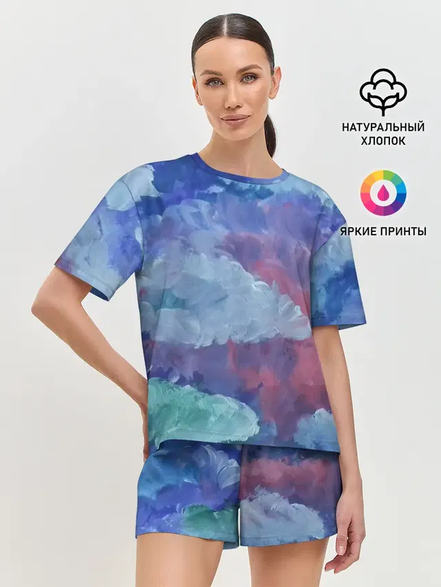 Женская пижама с шортами