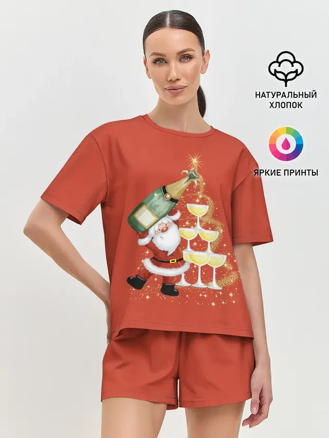 Женская пижама с шортами