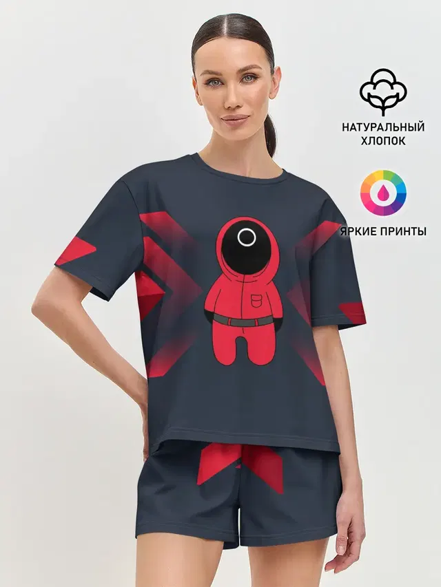 Женская пижама с шортами