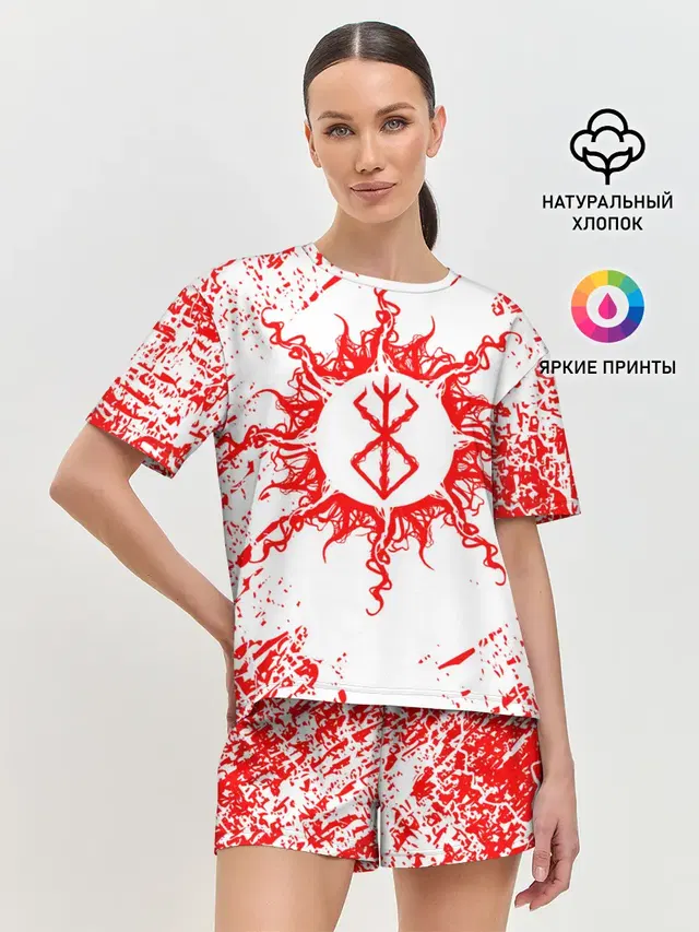 Женская пижама с шортами