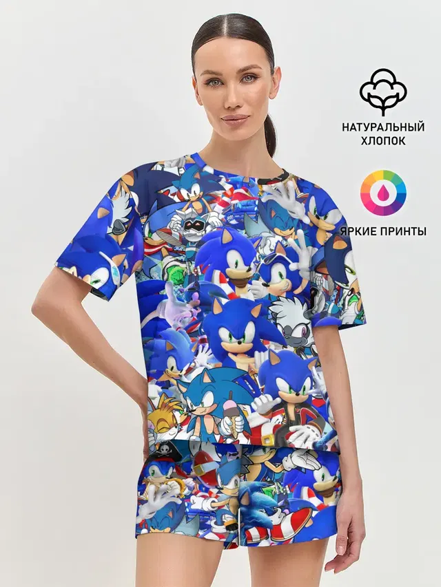 Женская пижама с шортами