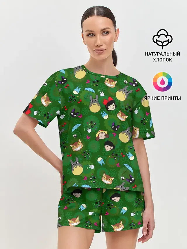 Женская пижама с шортами