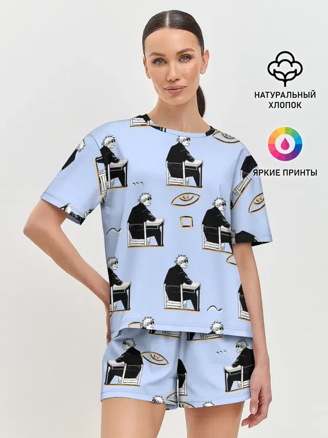 Женская пижама с шортами