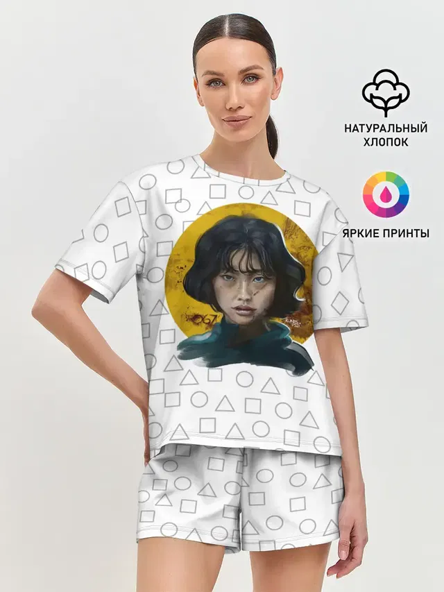 Женская пижама с шортами