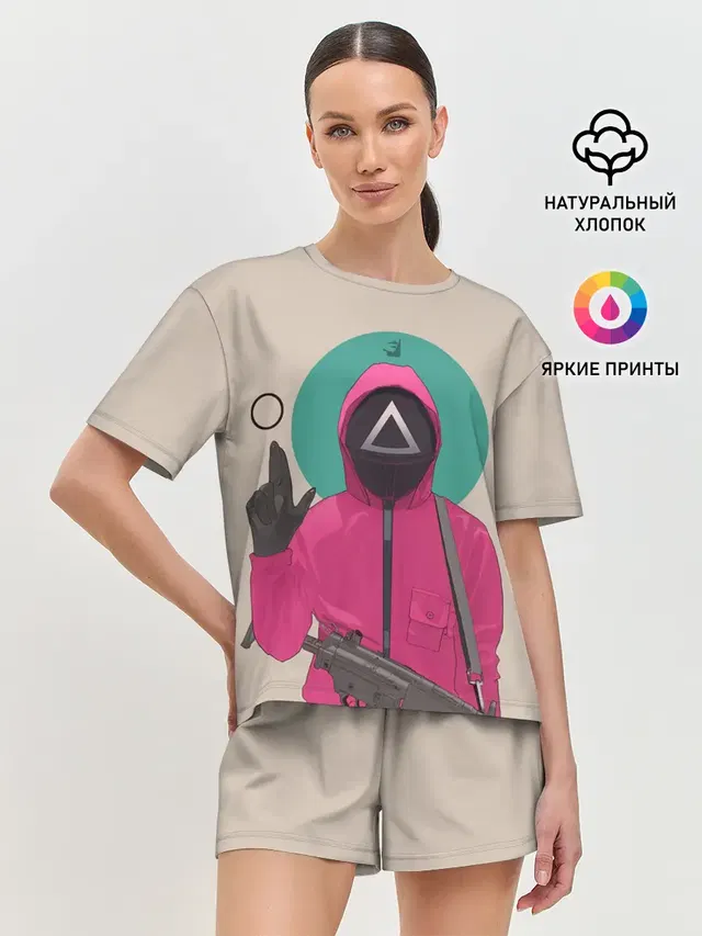Женская пижама с шортами