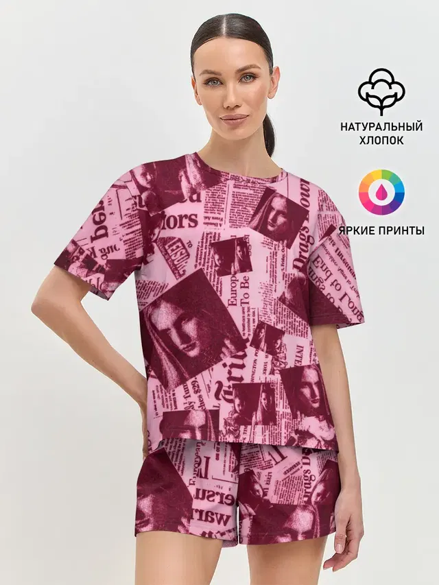 Женская пижама с шортами