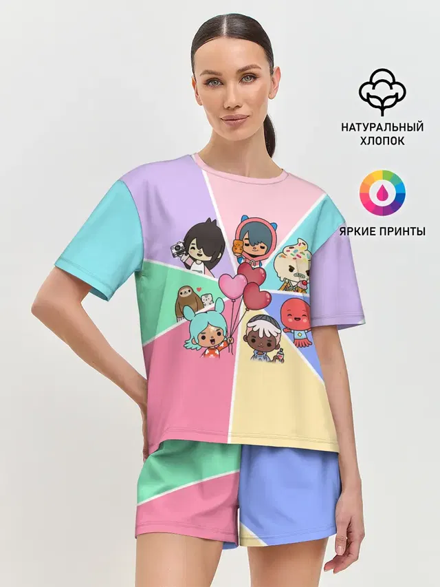 Женская пижама с шортами
