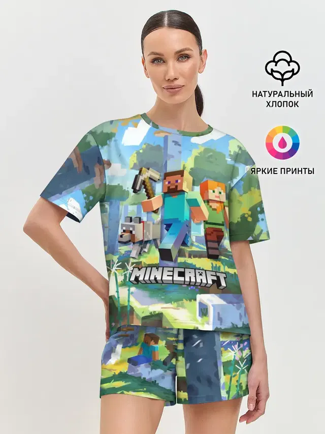 Женская пижама с шортами