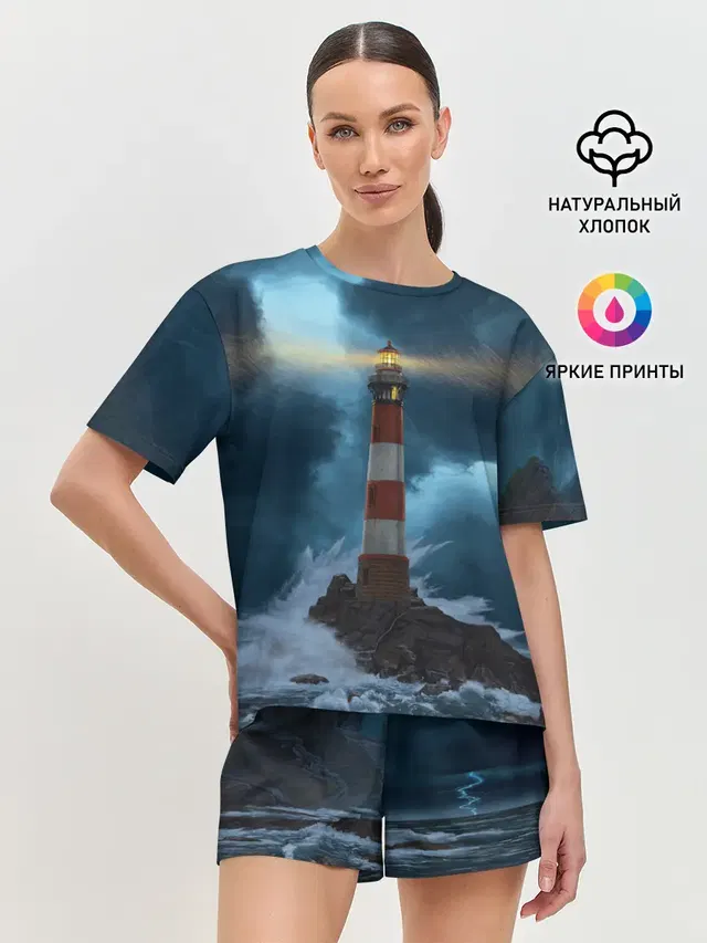 Женская пижама с шортами