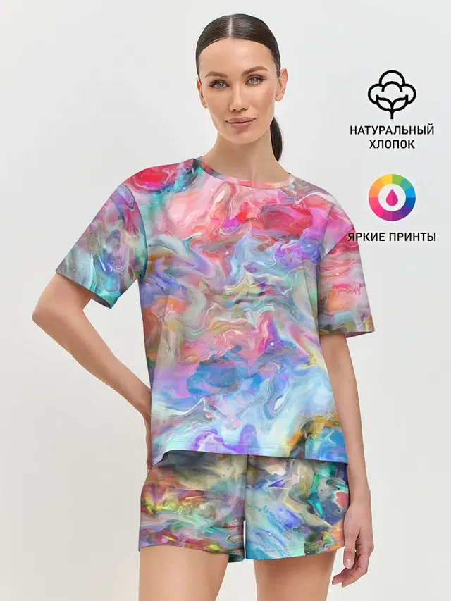 Женская пижама с шортами