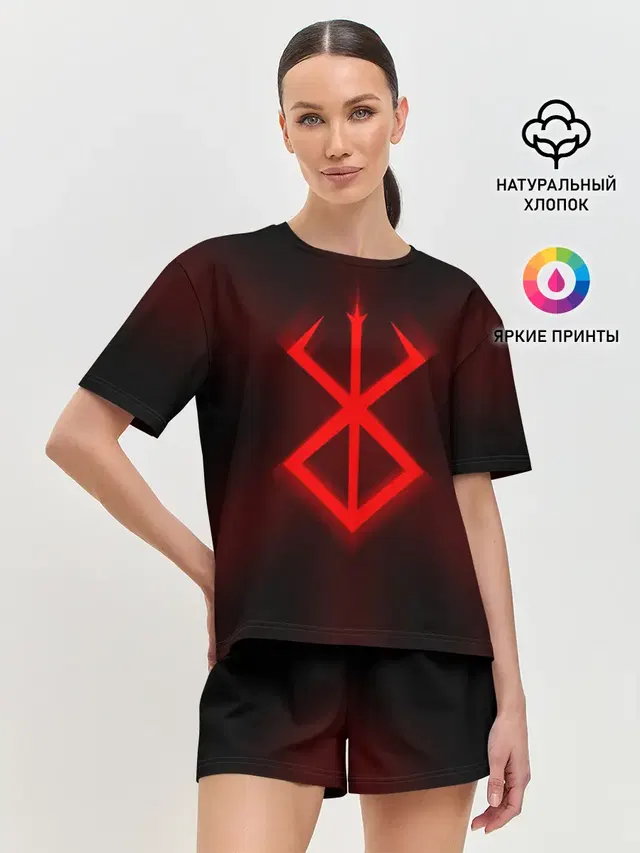 Женская пижама с шортами