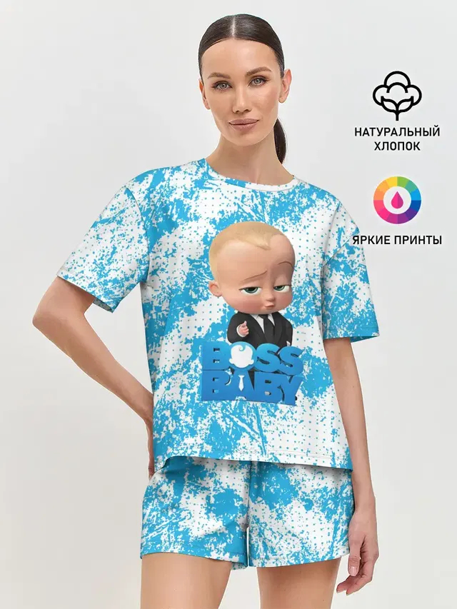 Женская пижама с шортами