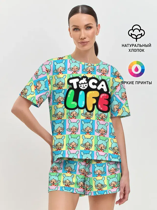 Женская пижама с шортами