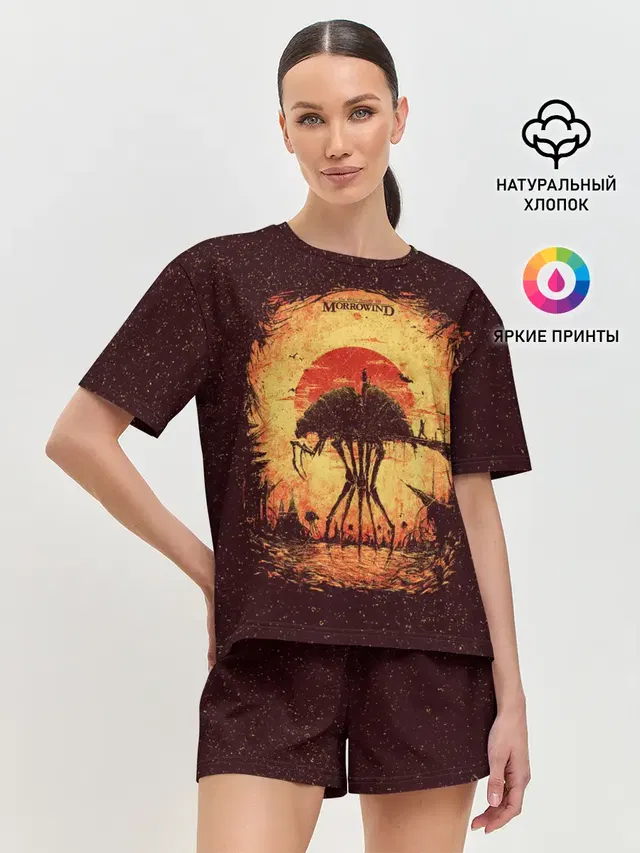 Женская пижама с шортами