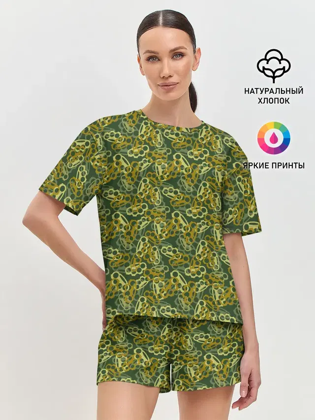 Женская пижама с шортами