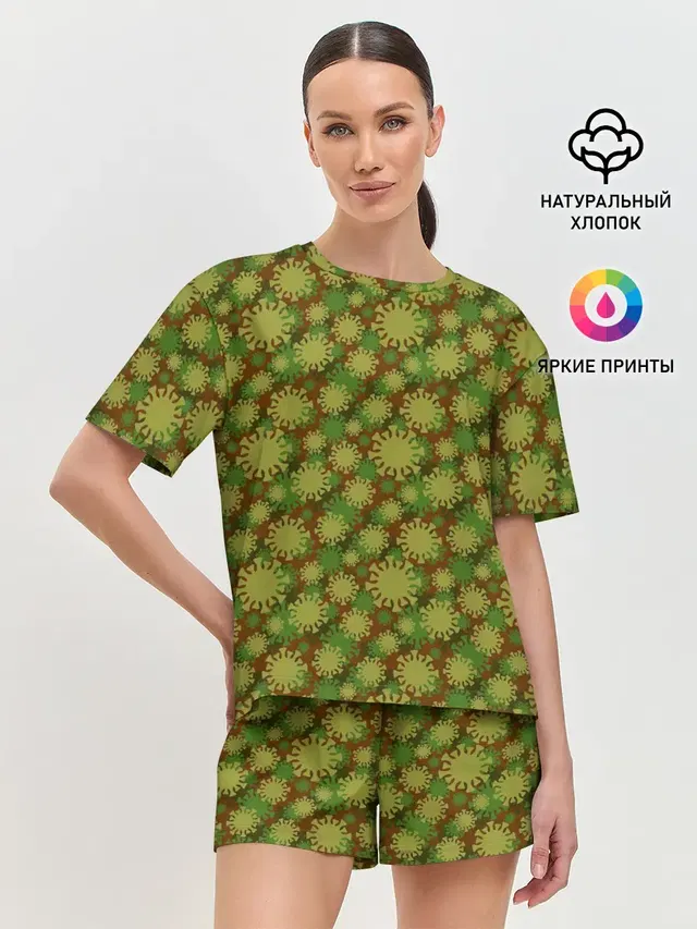 Женская пижама с шортами
