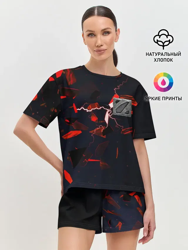 Женская пижама с шортами