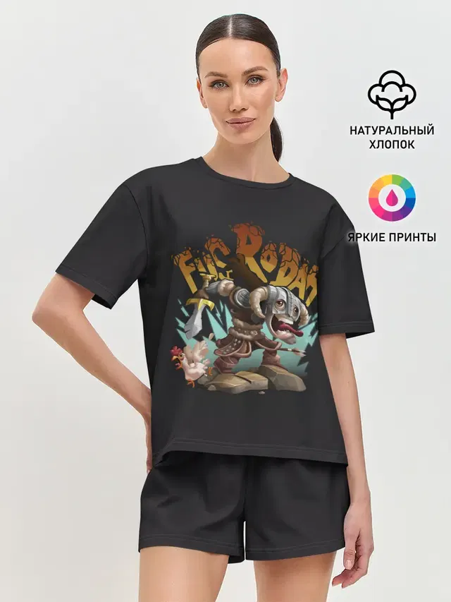 Женская пижама с шортами