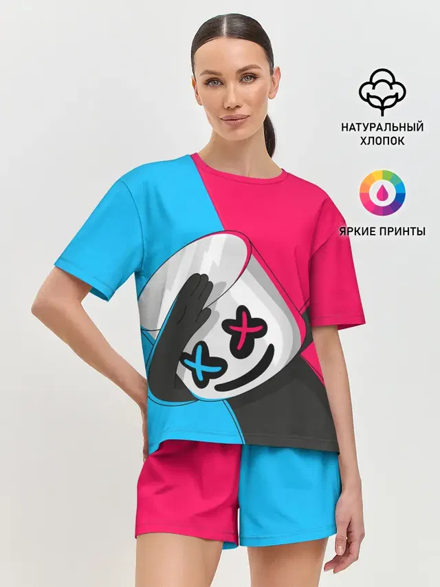 Женская пижама с шортами