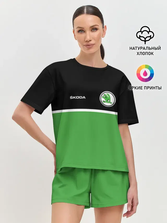Женская пижама с шортами