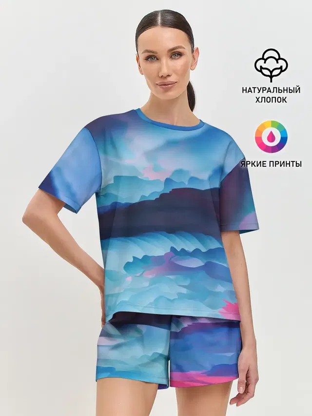 Женская пижама с шортами