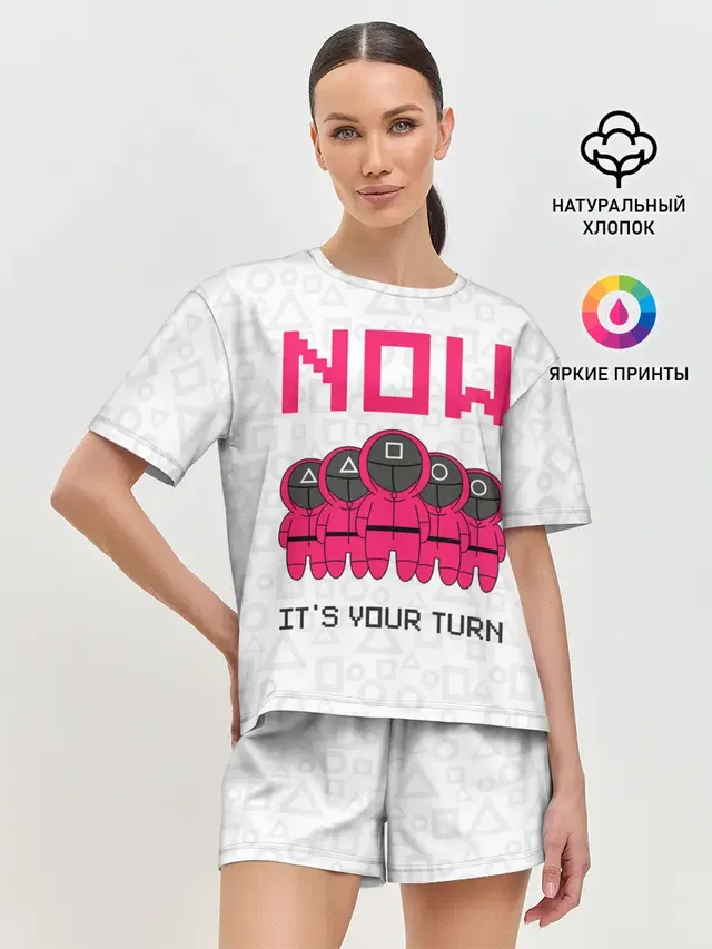 Женская пижама с шортами