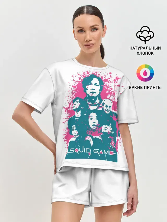 Женская пижама с шортами