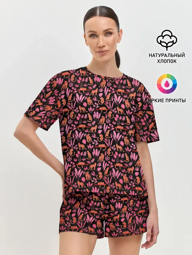 Женская пижама с шортами