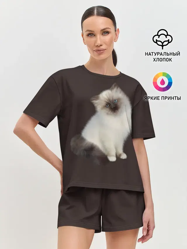 Женская пижама с шортами