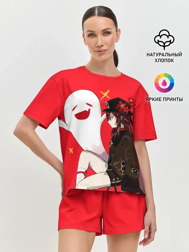 Женская пижама с шортами