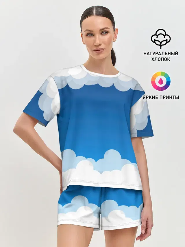 Женская пижама с шортами
