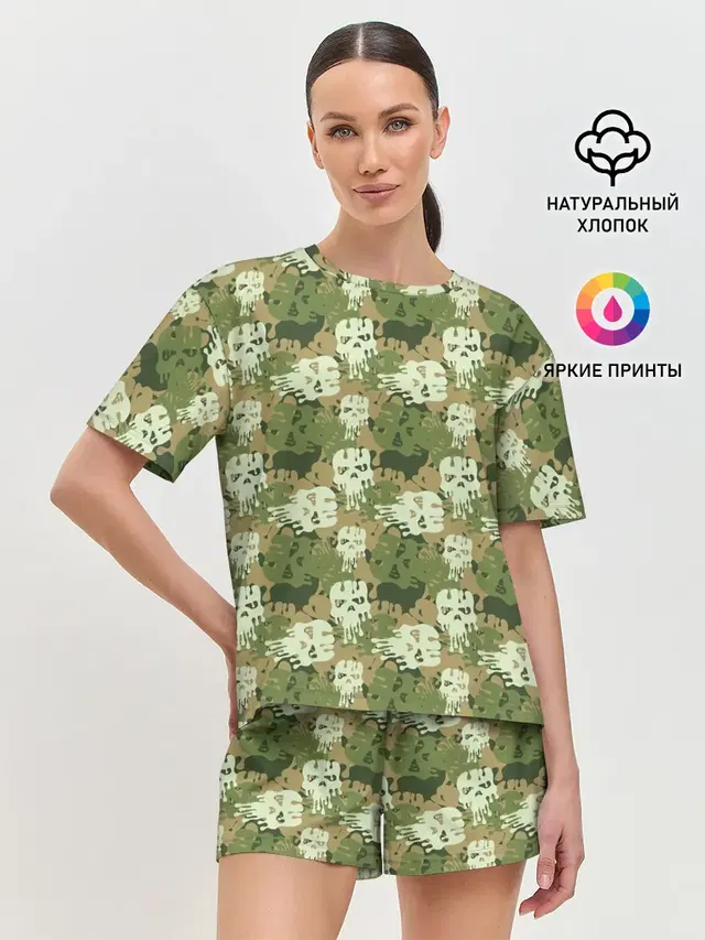 Женская пижама с шортами