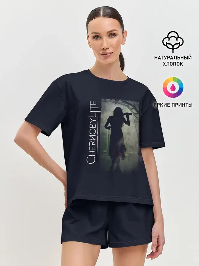 Женская пижама с шортами