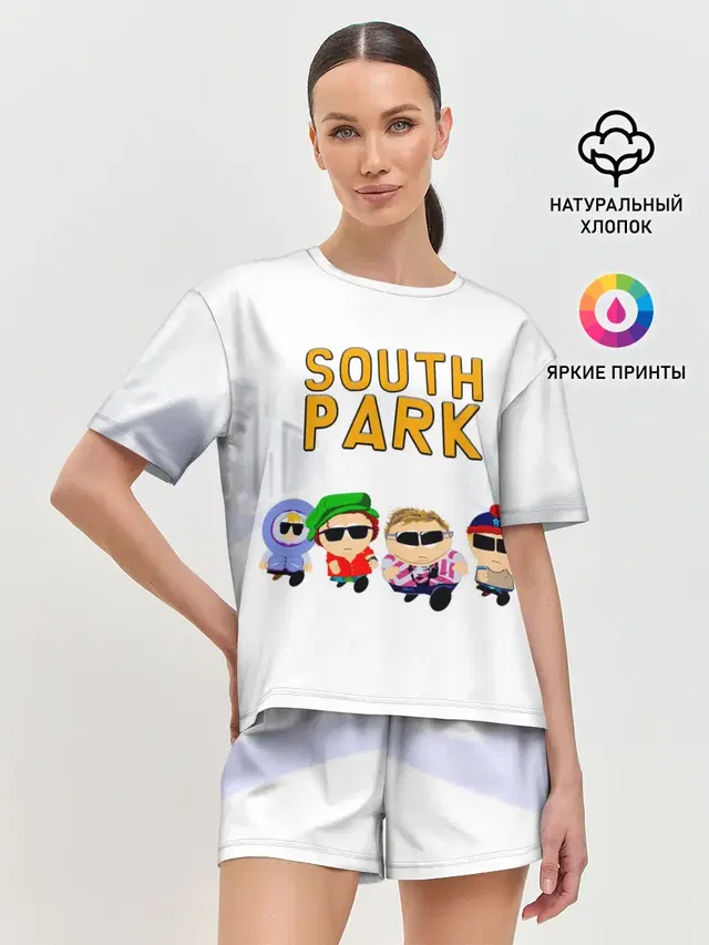 Женская пижама с шортами