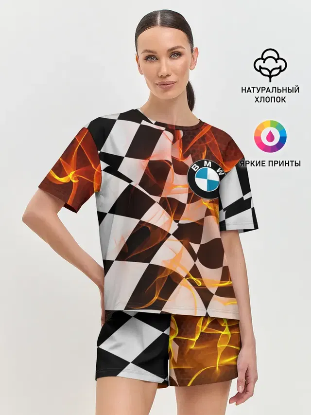 Женская пижама с шортами