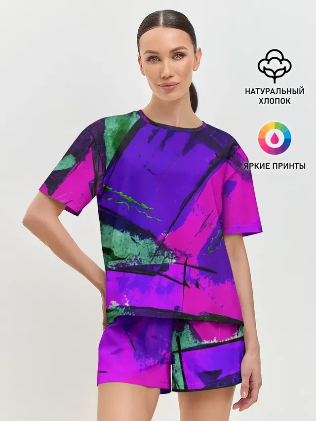 Женская пижама с шортами