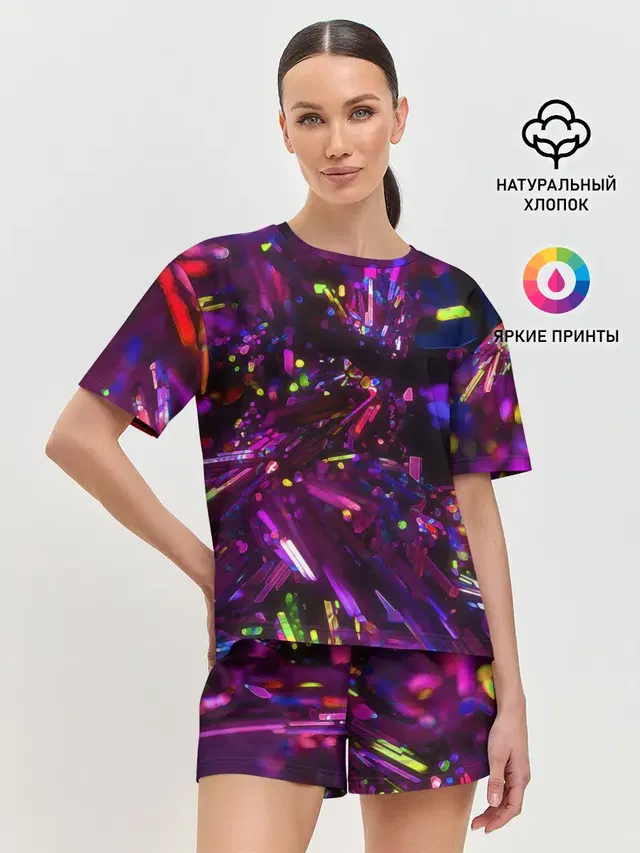 Женская пижама с шортами