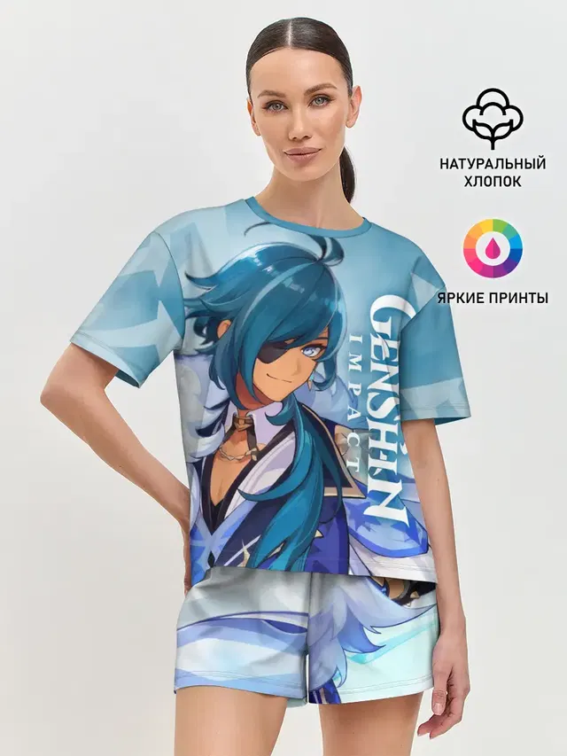 Женская пижама с шортами