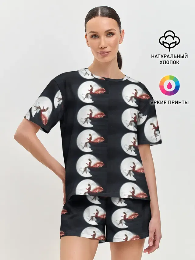 Женская пижама с шортами