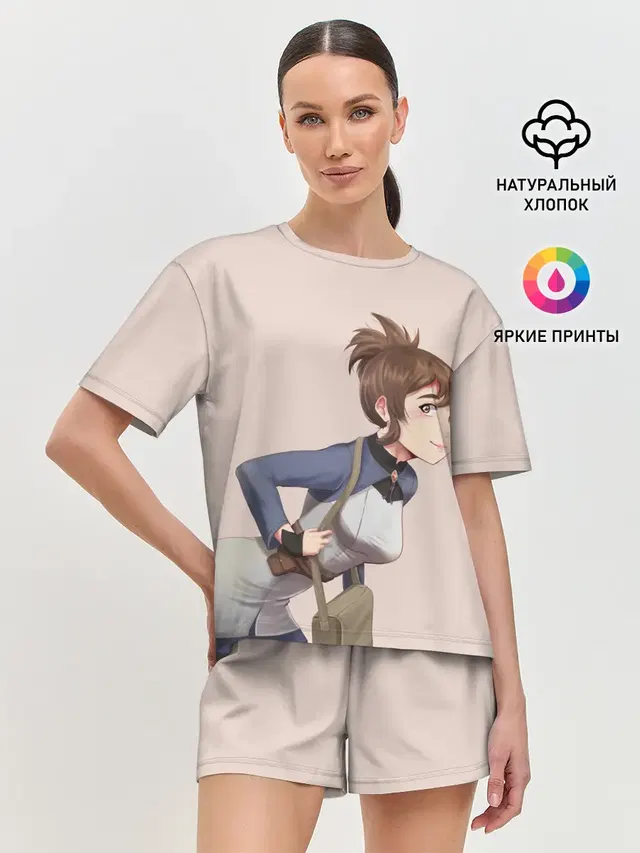 Женская пижама с шортами