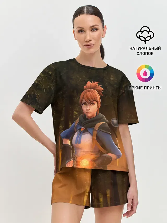 Женская пижама с шортами