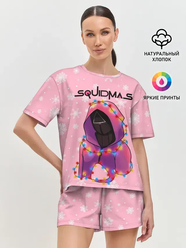 Женская пижама с шортами