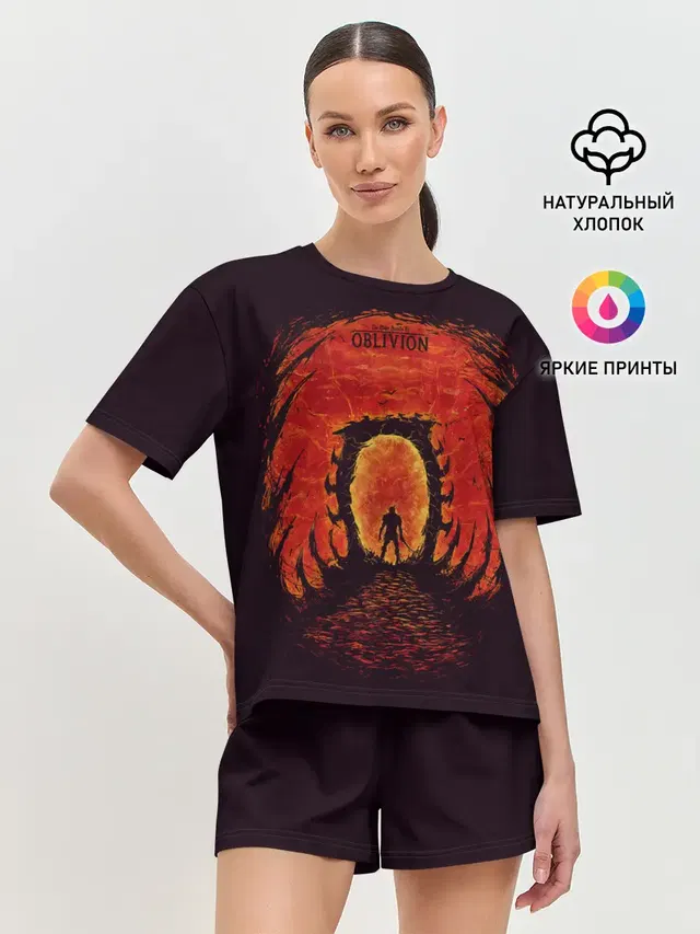 Женская пижама с шортами