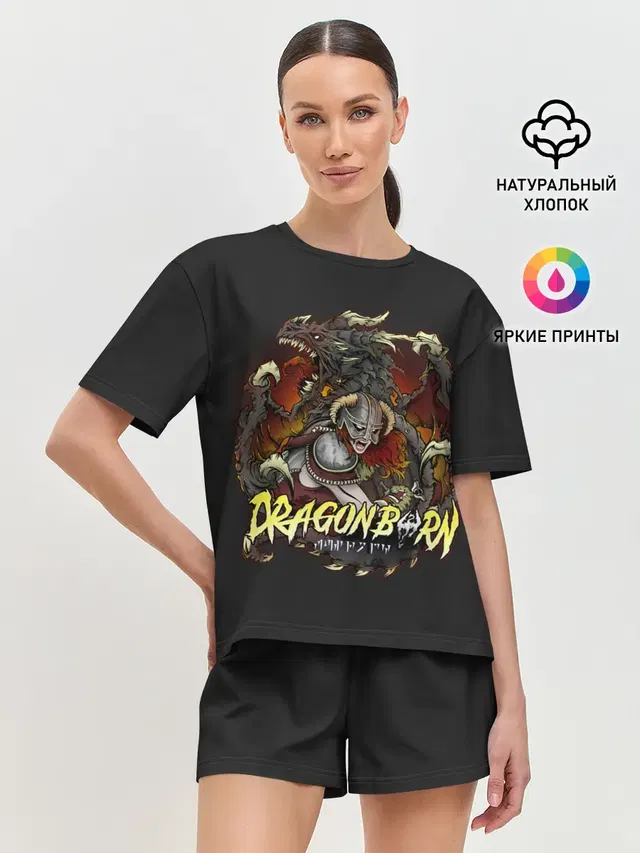 Женская пижама с шортами