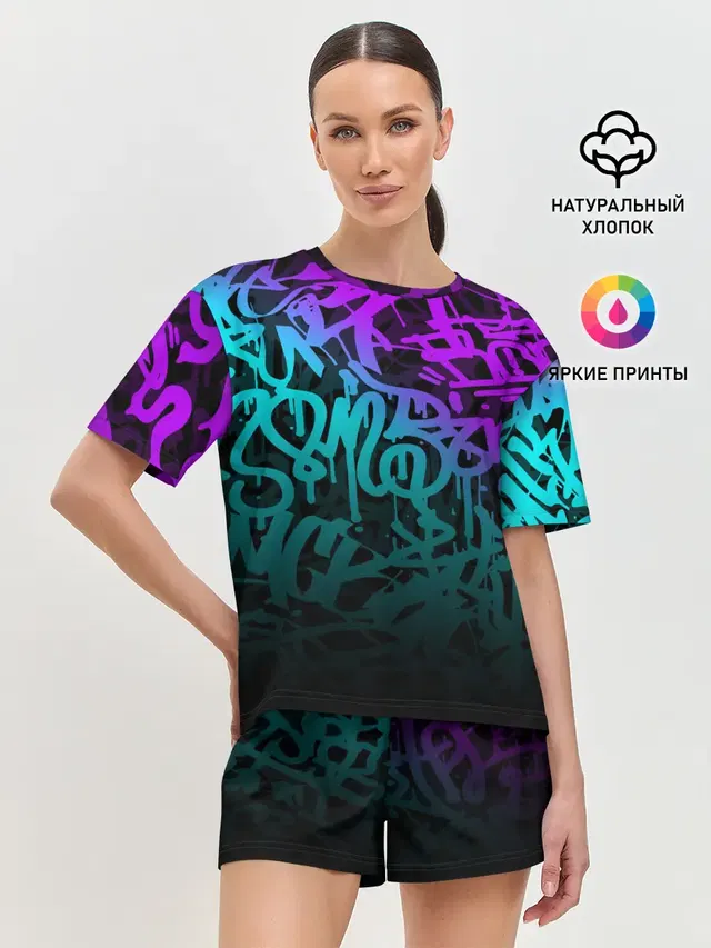 Женская пижама с шортами