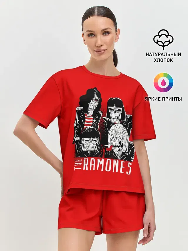 Женская пижама с шортами