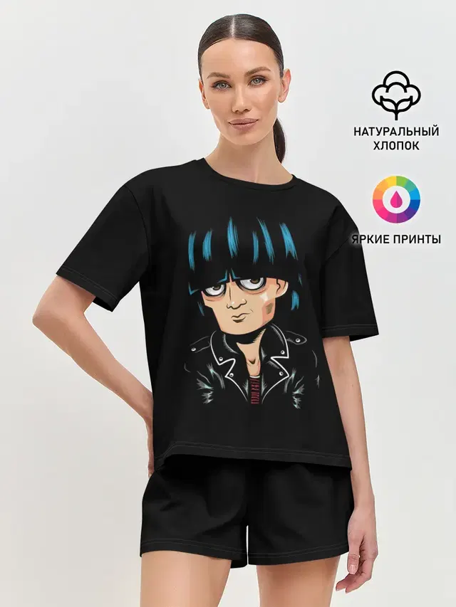 Женская пижама с шортами