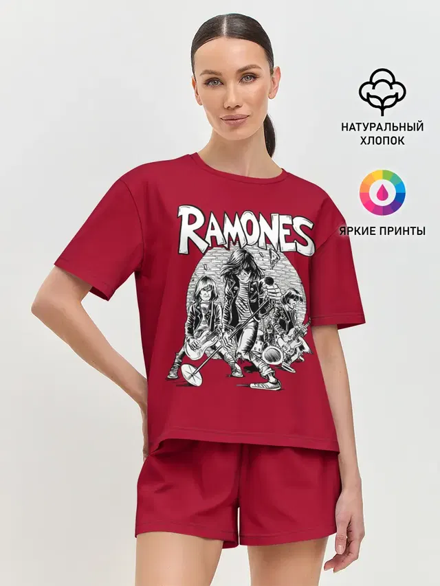 Женская пижама с шортами